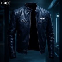 Blouson en cuir Hugo Boss