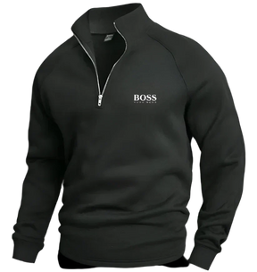 НՍԌО ВОЅЅ™  Baumwollpullover mit halbem Reißverschluss