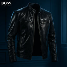 Blouson en cuir Hugo Boss