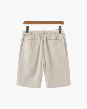 Short en lin haut de gamme