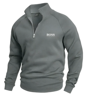 НՍԌО ВОЅЅ™  Baumwollpullover mit halbem Reißverschluss
