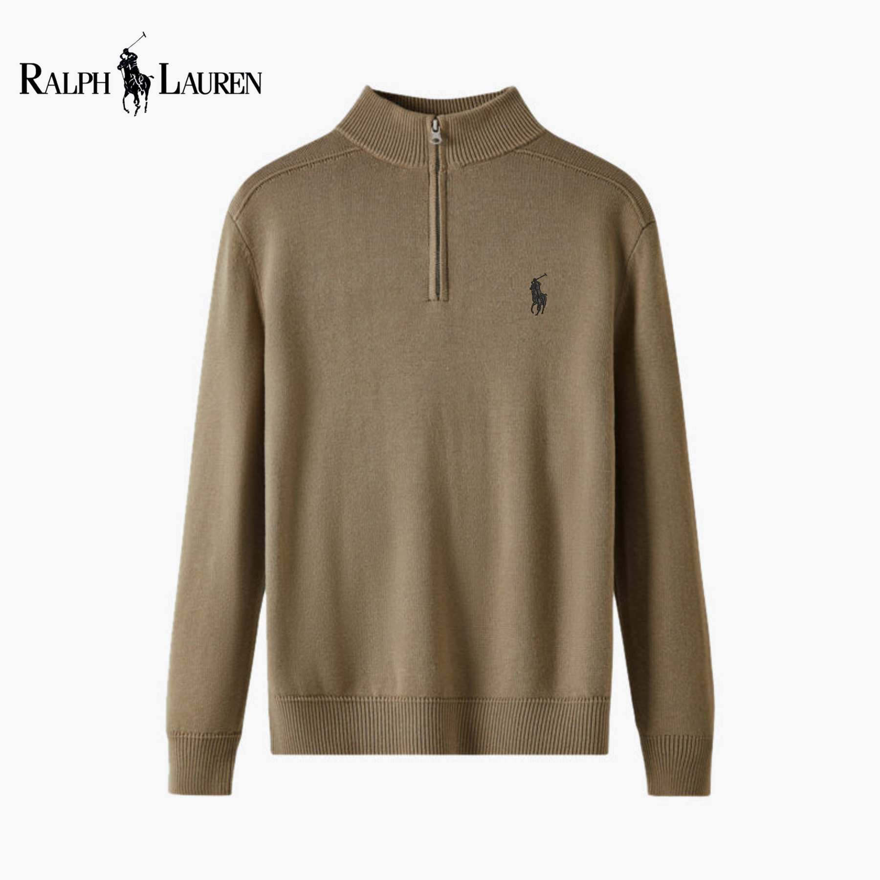 ᏒᎪᏞᏢᎻ ᏞᎪՍᏒЕΝ - Pullover mit halbem Reißverschluss